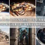 （18173期）Google AI Studio科幻短片教程：AI生成+剪辑全流程，3小时+教学+专属资源，掌握专业级制作技能