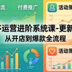 （18157期）拼多多运营进阶系统课-更新2026：从开店到爆款全流程，自然流+付费推广+活动策略