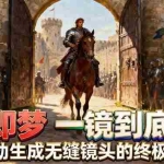 （18241期）即梦AI一镜到底终极教程，智能补帧+运镜技巧，AI自动生成无缝丝滑长镜头高效出片