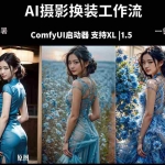 （18268期）ComfyUI人像写真摄影工作流：本地一键部署，换装换场景换脸全搞定，影楼效率翻倍