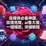 （18316期）玫瑰克隆神器，一键爆款ai工具，自媒体必备，60多个功能的教程