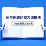（18377期）AI生图不是做漂亮图，而是表达能力。这套方法让小白也能稳定出好图