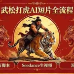 （18370期）武松打虎AI短片全流程：Deepseek写脚本+Seedance生视频+海螺生图