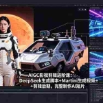 （18475期）AIGC影视剪辑进阶课：DeepSeek生成脚本+Martini生成视频+剪辑后期，完整制作AI短片