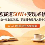（18523期）疗愈赛道50W+变现必修课，专业+商业双体系，零基础也能月入数十万
