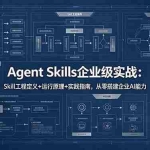 （18565期）Agent Skills企业级实战：Skill工程定义+运行原理+实践指南，从零搭建企业AI能力
