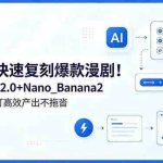（18611期）零基础快速复刻爆款漫剧！Seedance2.0+Nano_Banana2全流程，主打高效产出不拖沓