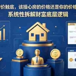 （18602期）付费文章：房价触底，该操心房的价格还是你的价格？系统性拆解财富底层逻辑