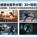 （18591期）不会画画也能学分镜！30+场景类型实战拆解：约会戏打斗戏枪战戏恐怖戏全覆盖