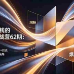（18640期）涨粉又赚钱的小红书实战营62期：爆款封面选题技巧+引流开店+接广变现全链路