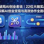（18628期）2026 破局 AI 创业者说｜22 位大咖实战干货，拆解 AI 创业变现与高效协作全路径