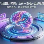 （18619期）即梦AI控图大师课：主体一致性+边缘轮廓控制+角色姿态，精准把控图像生成