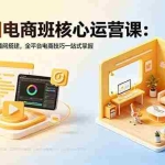 （18701期）翻身团电商班核心运营课：开悟思路+剪辑+直播间搭建，全平台电商技巧一站式掌握