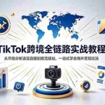 （18805期）TikTok+独立站跨境基础全套教程，拆解平台盈利逻辑，新手从零跑通变现全流程