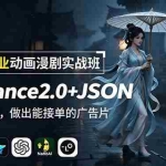 （18849期）AIGC商业动画漫剧实战班：Seedance2.0+JSON分镜大师，做出能接单的广告片