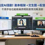 （18866期）3步搞定AI漫剧！剧本框架→文生图→配音剪辑，不用手绘也能做画质精致剧情流畅漫剧