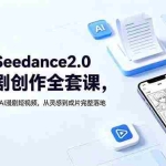 （18958期）2026Seedance2.0AI短剧创作全套课，零基础系统教学AI漫剧短视频，从灵感到成片完整落地
