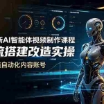 （19127期）2026全新AI Codex智能体视频制作课程，工作流搭建改造实操，低成本打造自动化内容账号