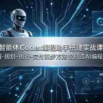 （19124期）AI智能体Codex编程助手搭建实战课程：理解-规划-执行-交付四步方法论打造AI编程助手