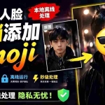 （19108期）有点意思的工具！一键把人脸遮挡添加Emoji，本地离线处理隐私无忧，安卓手机能用 EmojiFace