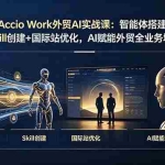 （19086期）Accio Work外贸AI实战课：智能体搭建+Skill创建+国际站优化，AI赋能外贸全业务场景
