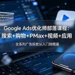 （19044期）Google Ads优化师部落课程-更新2026：搜索+购物+PMax+视频+应用，全系列广告投放从入门到精通