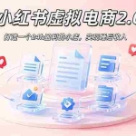 （19033期）2026 年最强风口掘金项目：AI小红书虚拟电商，布局搜索流量，每日躺赚500+