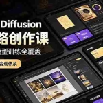 （19154期）Stable Diffusion全链路创作课，绘图修图模型训练全覆盖，一站式搭建AI变现体系