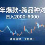 （19143期）跨品种最新对冲震撼首发！日收益2000-6000+，项目绿色长久，安全稳健，合规靠谱，可批量放大