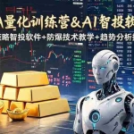 （19211期）EA量化软件+趋势分析操作技术，无爆仓日入200U,小白也可以快速学习拿结果