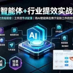 （19281期）AI智能体+行业提效实战课·Coze全流程搭建｜工作流节点配置｜将AI智能体应用于实际工作的完整能力