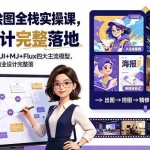 （19244期）AI设计绘图全栈实操课，WebUI+ComfyUI+MJ+Flux四大主流模型，静态插画动态视频商业设计完整落地教程
