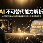 （19344期）付费文章：AI 不可替代能力解析▸八大核心竞争力｜自媒体实战案例｜跳出 AI 信息茧房干货