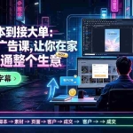 （19318期）从写脚本到接大单：这套AI广告课，让你在家就能跑通整个生意【原创双语字幕】