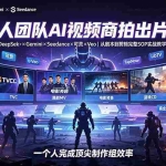 （19417期）一人团队AI视频商拍出片课：DeepSeek×Gemini×Seedance×可灵×Veo，从剧本到剪辑完整SOP实战教学