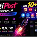 （19484期）一键发布内容到 10+ 社交媒体平台！支持视频/图片内容，一次编辑全网