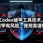 （19533期）Codex破甲工具技术，破甲有风险，使用需谨慎