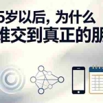 （19531期）付费文章：35岁以后，为什么很难交到真正的朋友