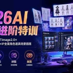 （19569期）2026AI设计进阶特训：MJ×PS香蕉×GPTimage2.0×垫图混图拼图融图×IP全案角色道具场景插画