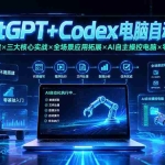 （19583期）ChatGPT+Codex电脑自动化课：环境搭建×三大核心实战×全场景应用拓展×AI自主操控电脑×零基础上手