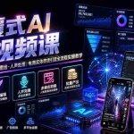 （19630期）颠覆式AI短视频课｜素材挖掘，AI修图，视频重绘，人声处理｜电商实体带货引流全流程实操教学