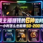 （19627期）付费文章：游戏主播赚钱的6种盈利模式，一小时怎么也能赚50-200元