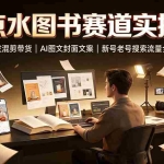 （19613期）叁点水图书赛道实操课｜矢量动画银发混剪带货，AI图文封面文案，新号老号搜索流量全套落地教程