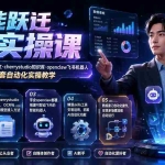 （19653期）智能跃迁 AI实操课｜扣子工作流小红书图文搭建，cherrystudio知识库openclaw飞书机器人全套自动化实操教学