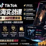 （19740期）2026TikTok短剧出海实战课：IAA广告分账×IAP付费变现×账号搭建×平台规则×双轨爆发×回款全流程