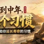 （19707期）付费文章：人到中年，九个可能帮助你延长寿命的习惯