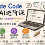 （19735期）Claude Code全栈AI进阶课；AI编程+网站复刻+3D交互网页+影音创作，系统掌握AI项目开发全流程