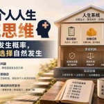 （19985期）付费文章：搭建个人人生系统思维：减少问题发生概率，让正确选择自然发生