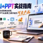 （20247期）玩赚AI+PPT实战指南-更新5月13：从一键生成到商业变现，让你的PPT从自用工具升级为可卖产品