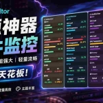 （20245期）Github超过3.3K Stars！电脑桌面硬件监控工具，界面好看又好用，实时CPU/GPU/网速实时显示 LiteMonitor